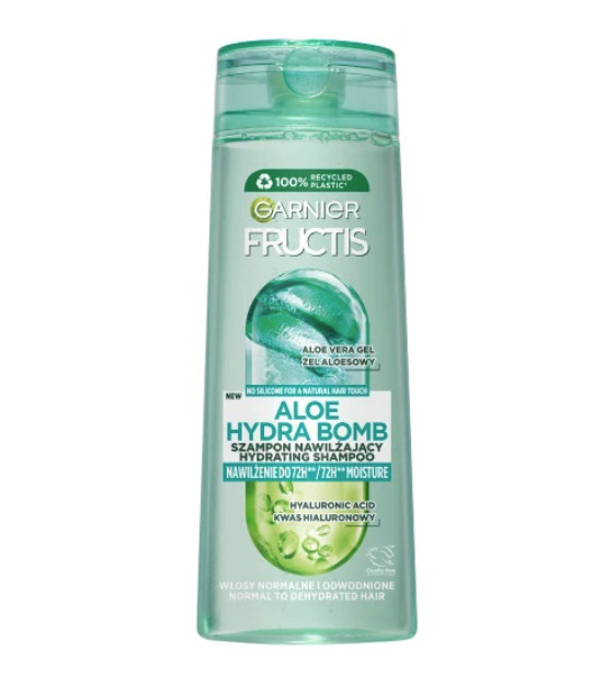 Garnier Fructis Aloe Hydra Bomb Szampon wzmacniający do włosów odwodnionych 400 ml