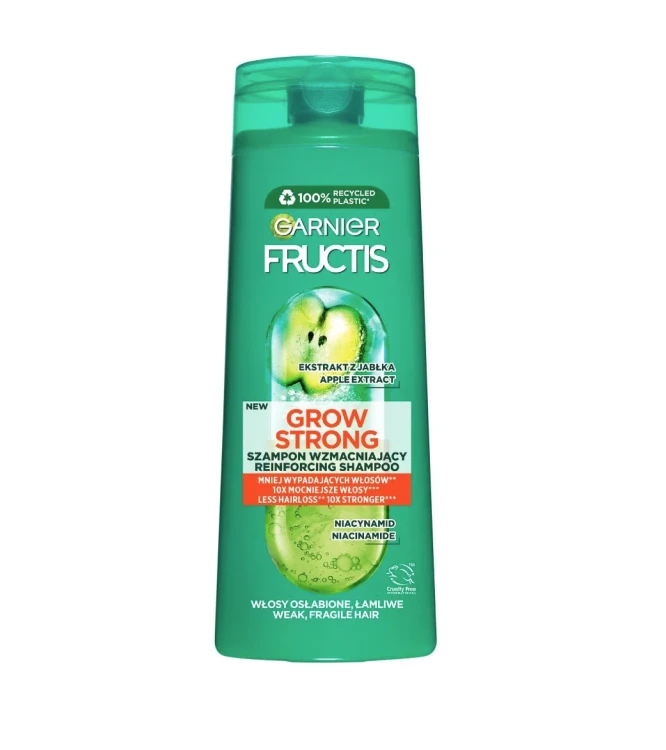 Garnier Fructis Grow Strong Szampon wzmacniający przeciw wypadaniu do włosów osłabionych 400 ml
