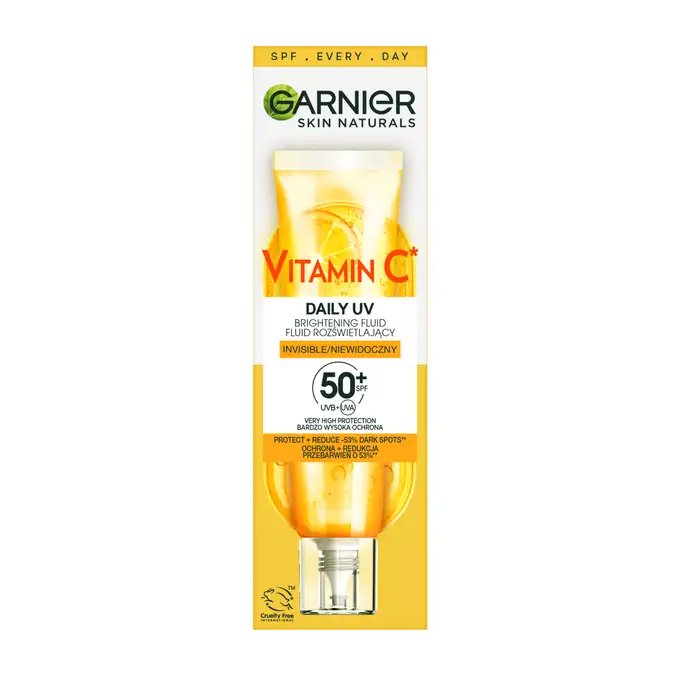 Garnier Skin Naturals Vitamin C UV Daily Fluid do twarzy SPF50+ Invisible 40ml