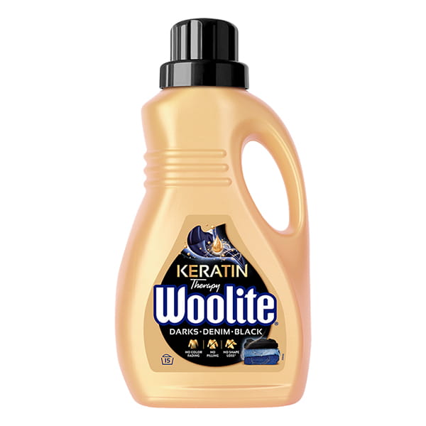 Woolite Keratin Therapy Płyn do Prania Ciemnych Tkanin 900ML