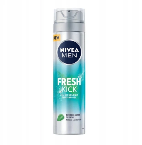 Nivea Men Fresh Kick Odświeżający Żel do Golenia 200ML