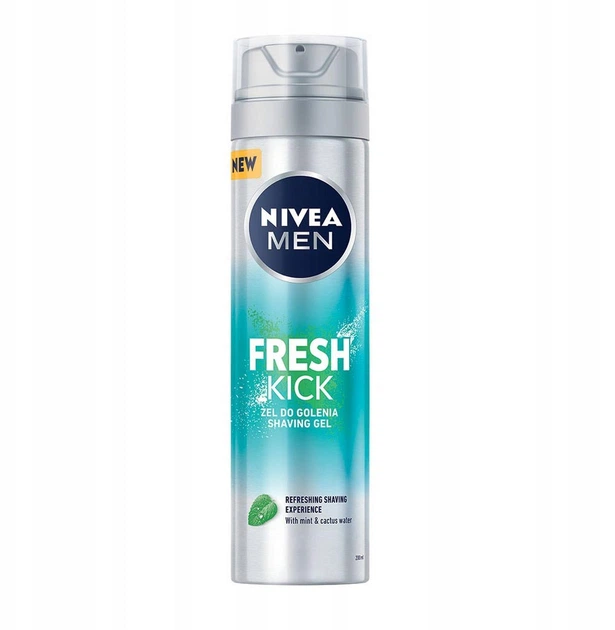 Nivea Men Fresh Kick Odświeżający Żel do Golenia 200ML