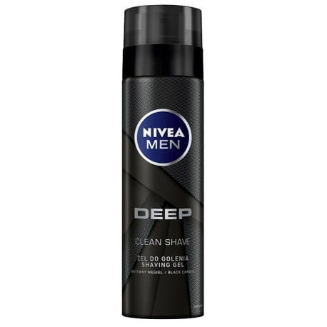 Nivea Men Deep Żel do Golenia z Aktywnym Węglem 200ML