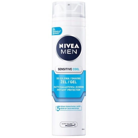 Nivea Men Sensitive Cool Chłodzący Żel do Golenia 200ML