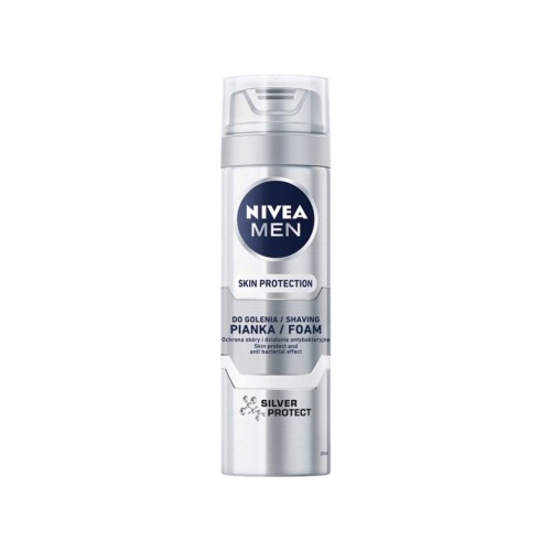 Nivea Men Skin Protection Ochronna Pianka do Golenia Silver Protect 200ML