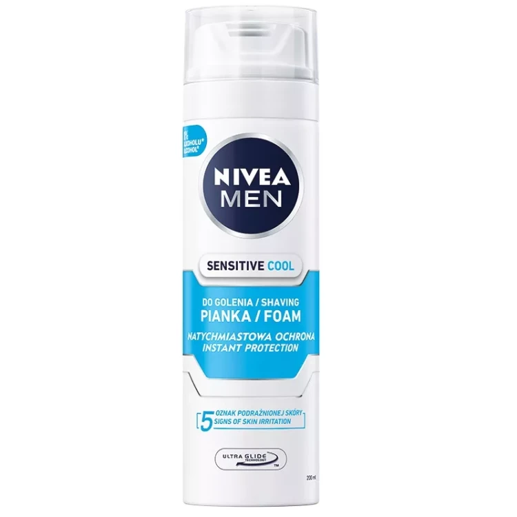 Nivea Men Sensitive Cool Chłodząca Pianka do Golenia 200ML
