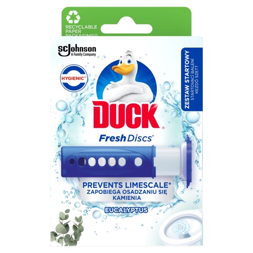 Duck Fresh Discs Eucaliptus Żelowy Krążel do Toaletowy Zapas 36ML