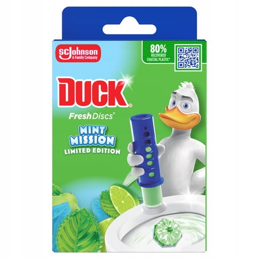 Duck Fresh Discs Mint Mission Żelowy krążek do toalet 36 ml