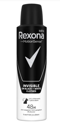 Rexona Men Black White Antyperspirant 150 ml