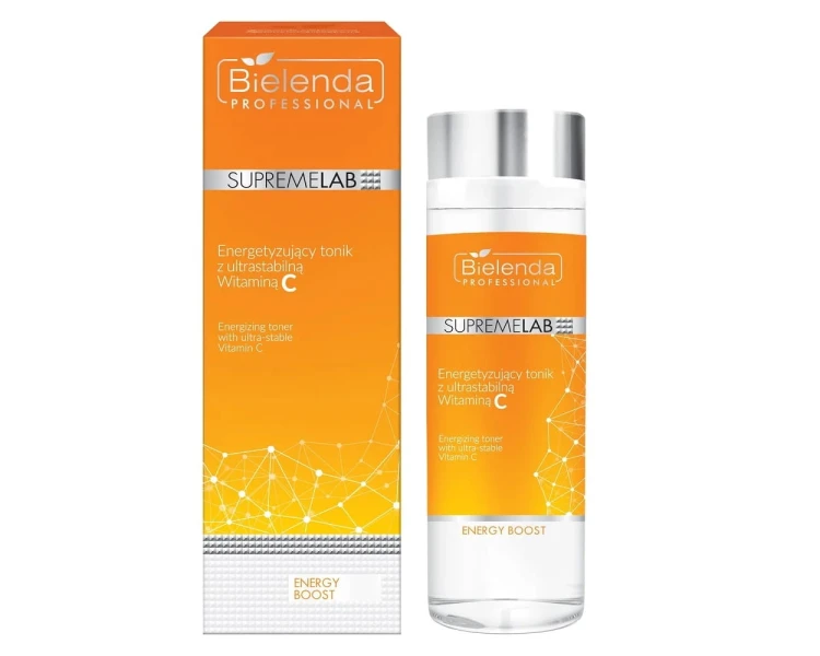 Bielenda Professional Supremelab Energy Boost Energetyzujący tonik ze stabilną Witaminą C 200 ml
