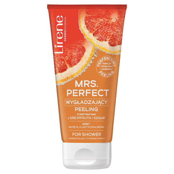 Lirene Wygładzający peeling z ekstraktami z grejpfruta i szałwii MRS. PERFECT 175 ml