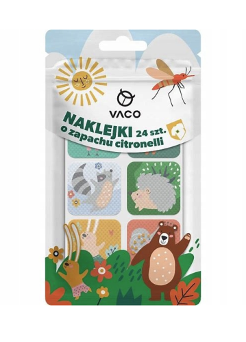 VACO KIDS Naklejki na komary (Citronella) 24 szt.