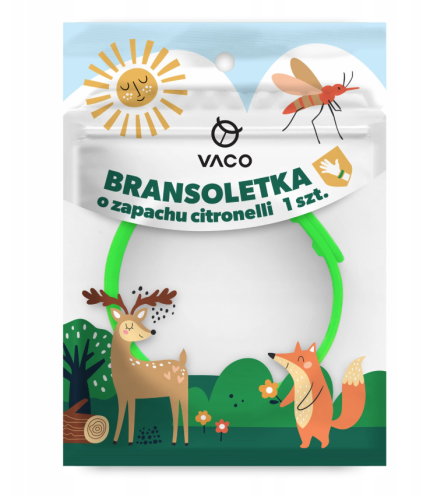 VACO KIDS Bransoletka na komary (Citronella) 1 szt.