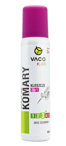 VACO KIDS Spray na komary, kleszcze i meszki dla Dzieci od 3+ - 100 ml