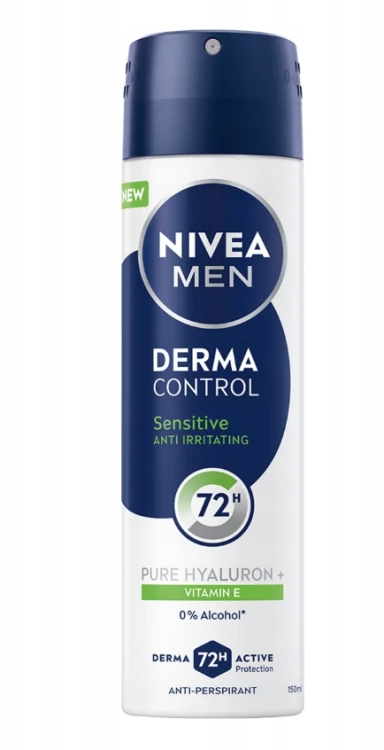NIVEA MEN Derma Control Sensitive antyperspirant męski spray 150ml