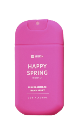 Hiskin Spray do dezynfekcji rąk HAPPY SPRING 30ml
