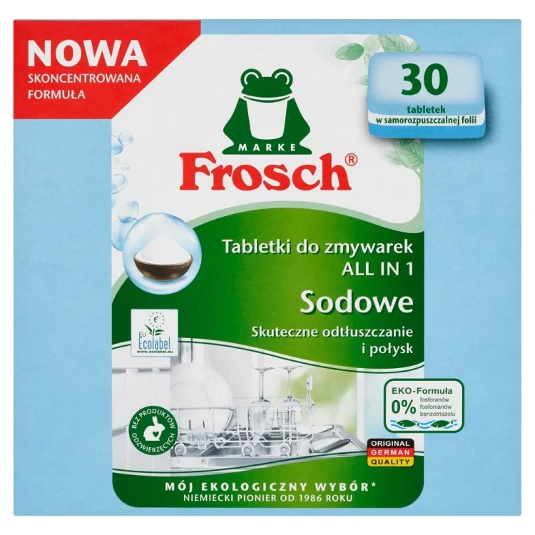 Frosch Sodowe tabletki do zmywarek ALL in 30szt.