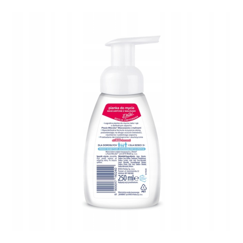 Bambino Rodzina & Wedel Pianka do mycia rąk o zapachu malina z mascarpone 250 ml
