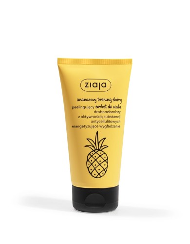 ZIAJA Ananasowy Sorbet Peelingujący do ciała 160ml