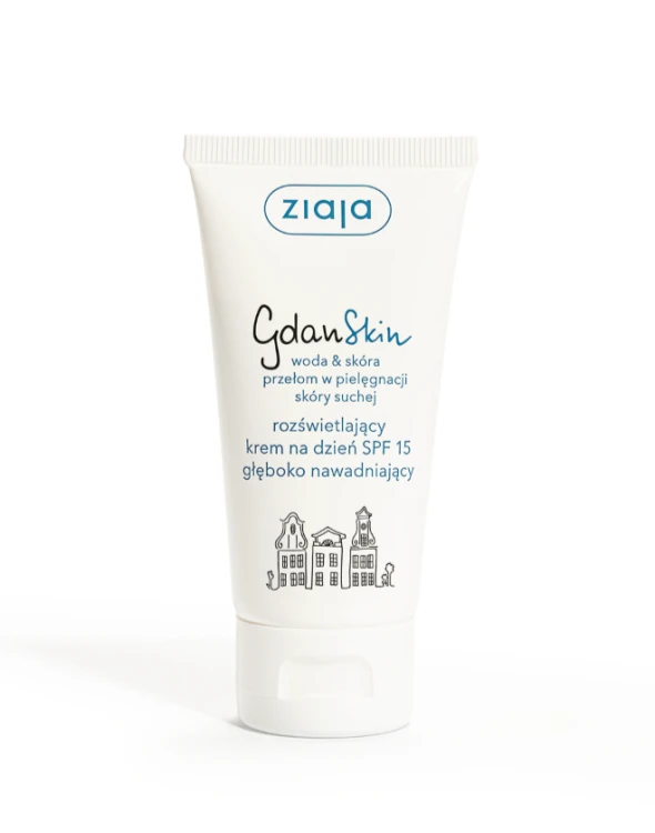 Ziaja GDANSKIN Krem na dzień SPF15 rozświetlający 50 ml