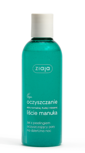 Ziaja LIŚCIE MANUKA Żel myjący z peelingiem 200 ml