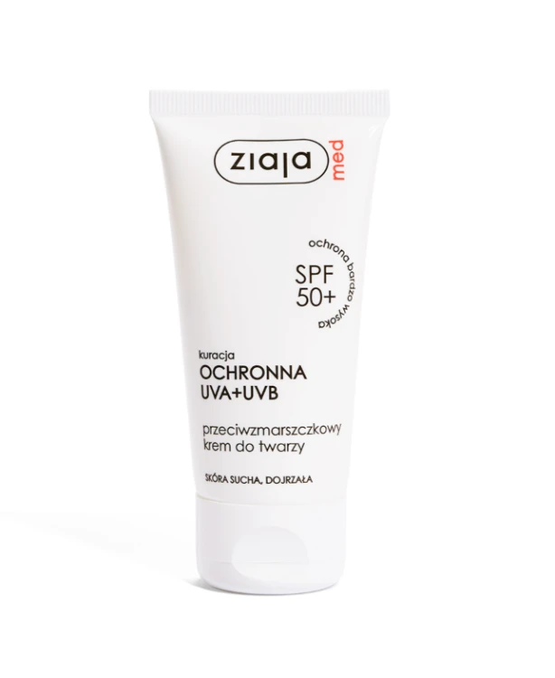 Ziaja MED SPF 50+ Przeciwzmarszczkowy krem  0 ml