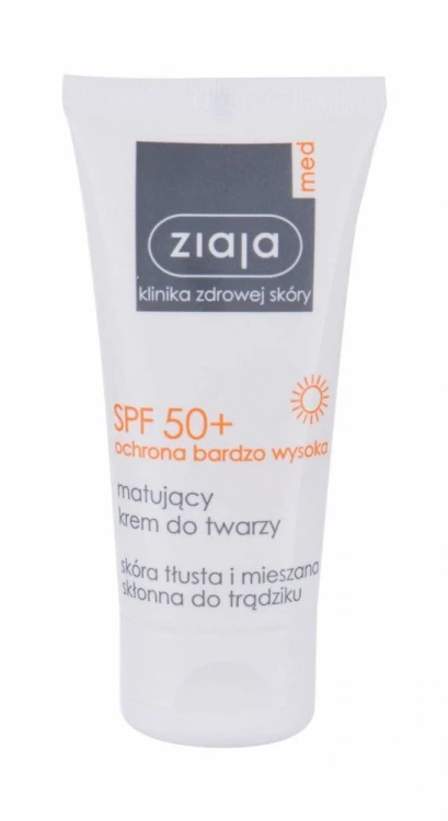 Ziaja MED SPF 50+ MATUJĄCY 50 ml