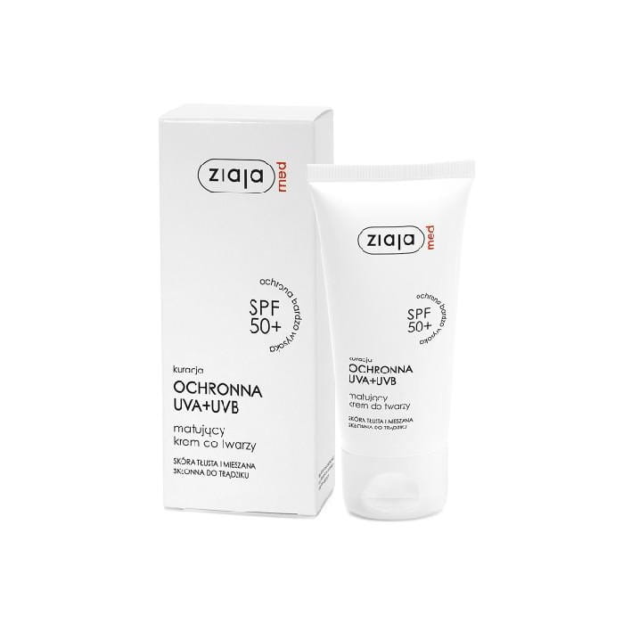 Ziaja MED SPF 50+ MATUJĄCY 50 ml