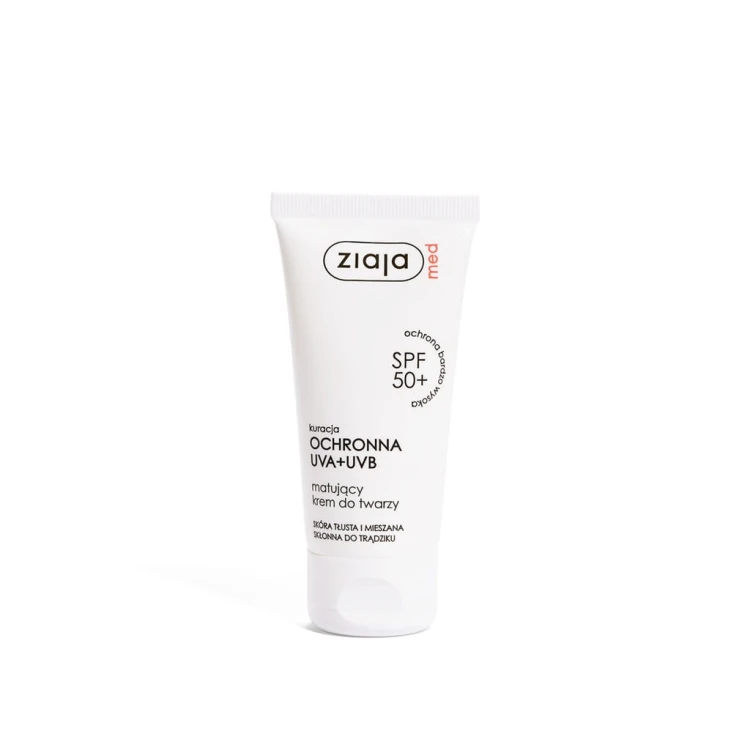 Ziaja MED SPF 50+ MATUJĄCY 50 ml