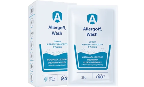 ALLERGOFF Wash płyn do prania (6 szt. x 20 ml)