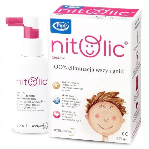 Pipi NITOLIC  Przeciw wszawicy zestaw 50 ml
