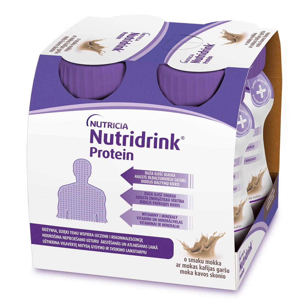 Nutridrink Protein o smaku mokka 4 szt. x 125 ml