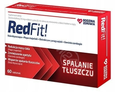 REDFIT! odchudzanie spalanie Rodzina Zdrowia 60tab