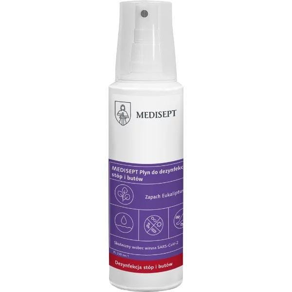 MEDISEPT Płyn do dezynfekcji stóp i butów 250 ml