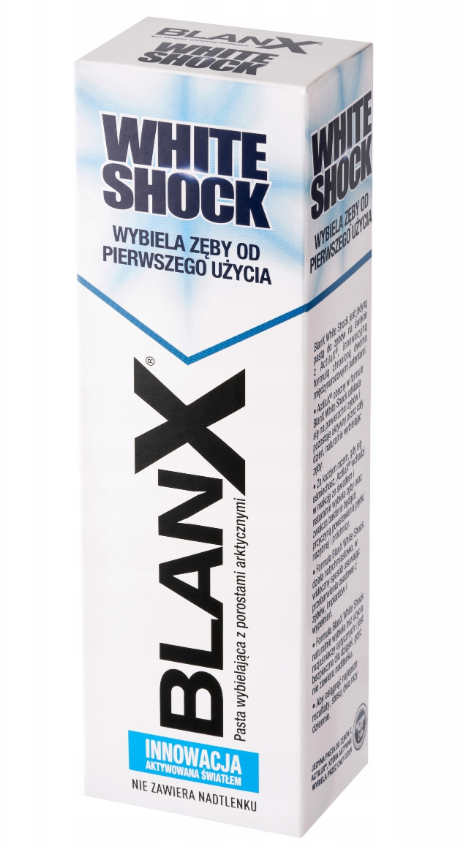 BLANX WHITE Shock Pasta do zębów 75 ml