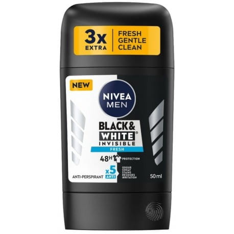 Nivea Men Black & White Invisible Fresh 72H Antyperspirant 50ML