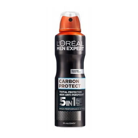 L'Oréal Men Expert CARBON PROTECT 5w1 48h Anti-Perspirant Spray 150ml