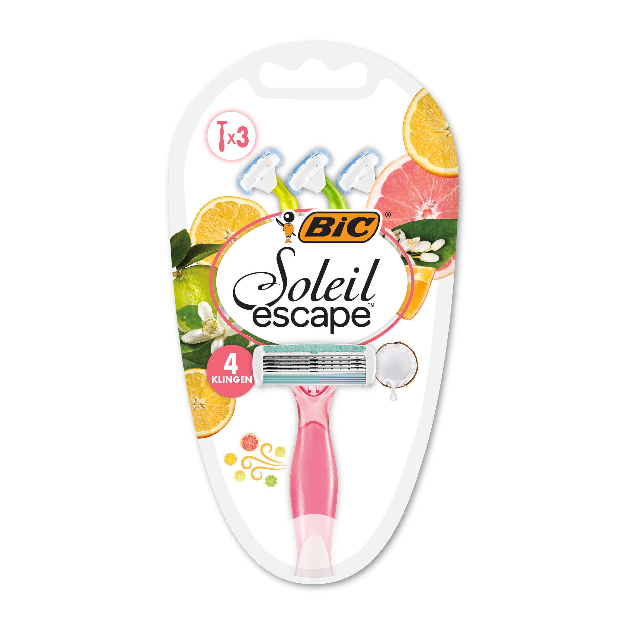 BIC Soleil escape Citrus 3 maszynka do golenia 3szt.