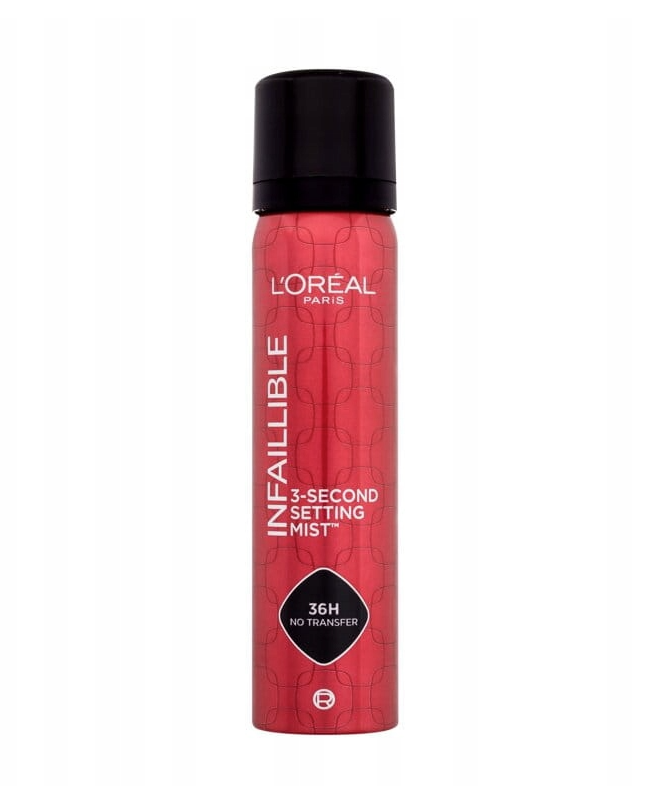 LOREAL Infaillible 3 Second Setting Mist Mgiełka utrwalająca makijaż 36H 75ml