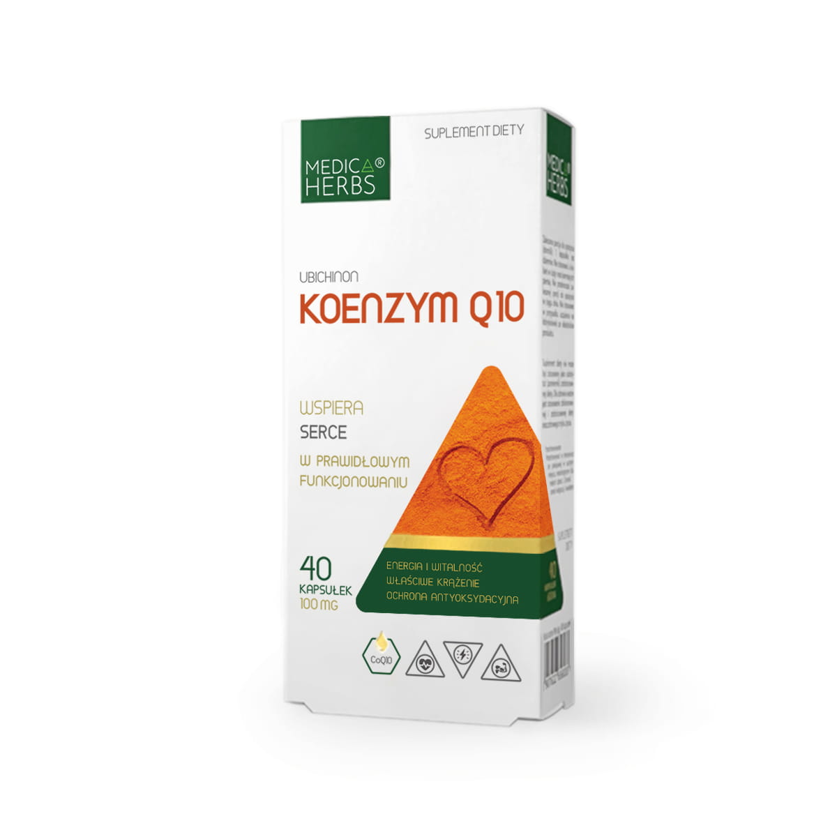Koenzym Q10 (Ubichinon) MEDICA HERBS (60kaps.)