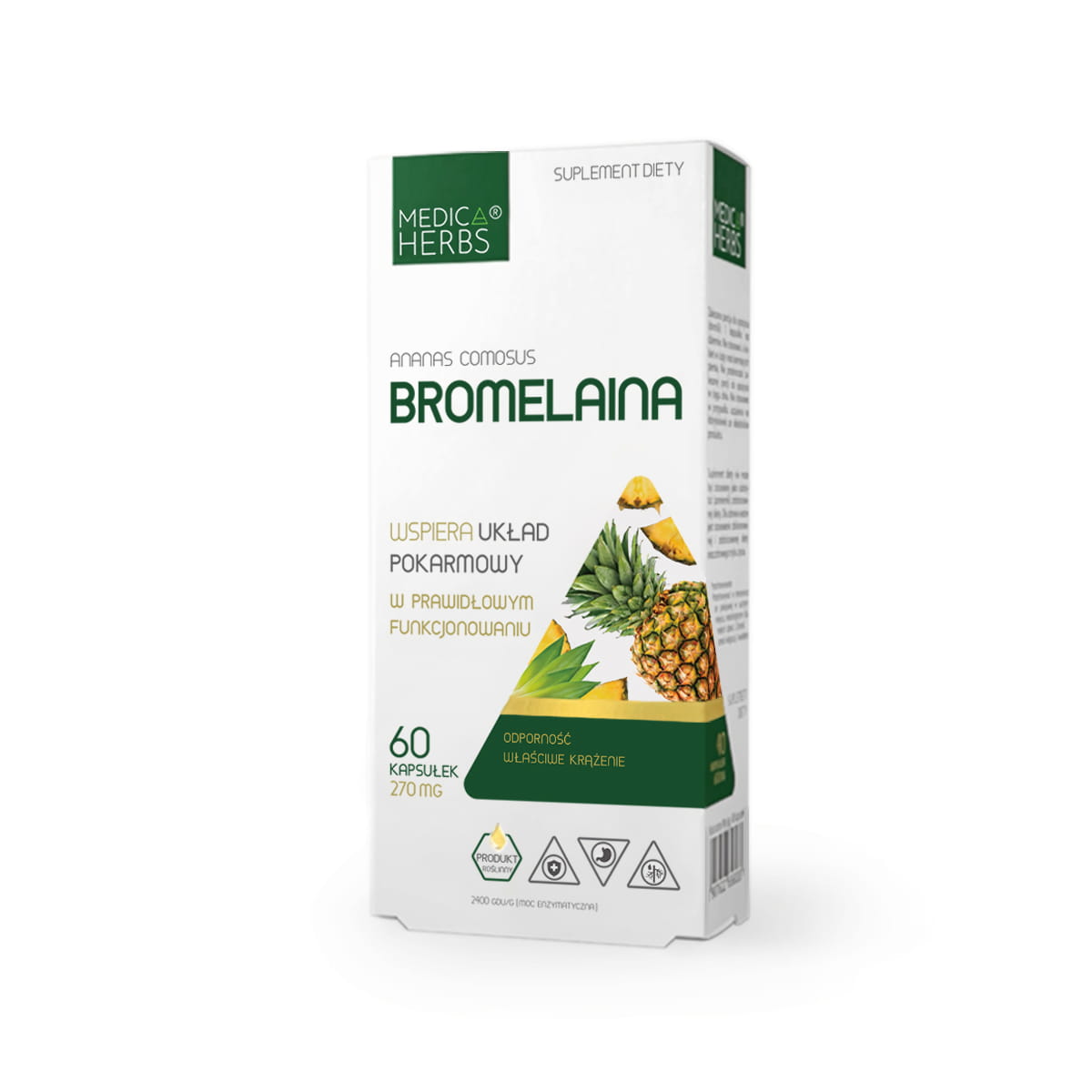 Bromelaina MEDICA HERBS (60kaps.)