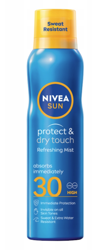 NIVEA SUN Protect&dry touch Balsam ochronny w areozolu SPF30 200ml