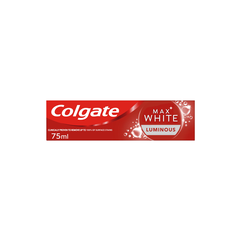 Colgate Max White Luminous Wybielająca Pasta do Zębów z Fluorkiem 75ML