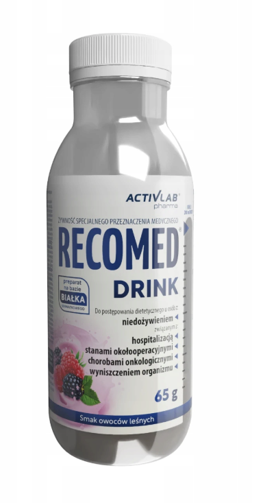RECOMED DRINK smak owoców leśnych butelka 65 g