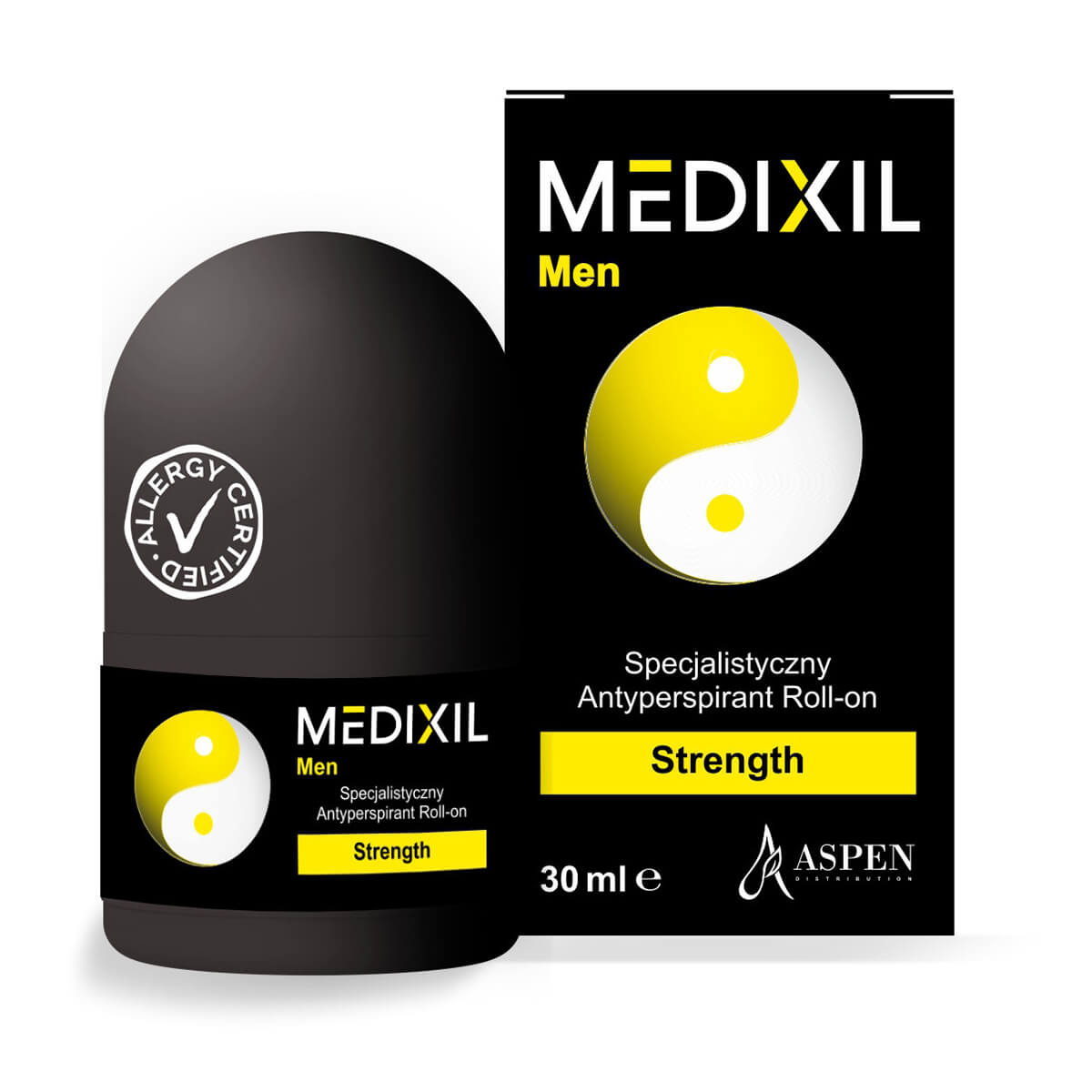 MEDIXIL Men Strength Specjalistyczny Antyperspirant Roll-on 30ml