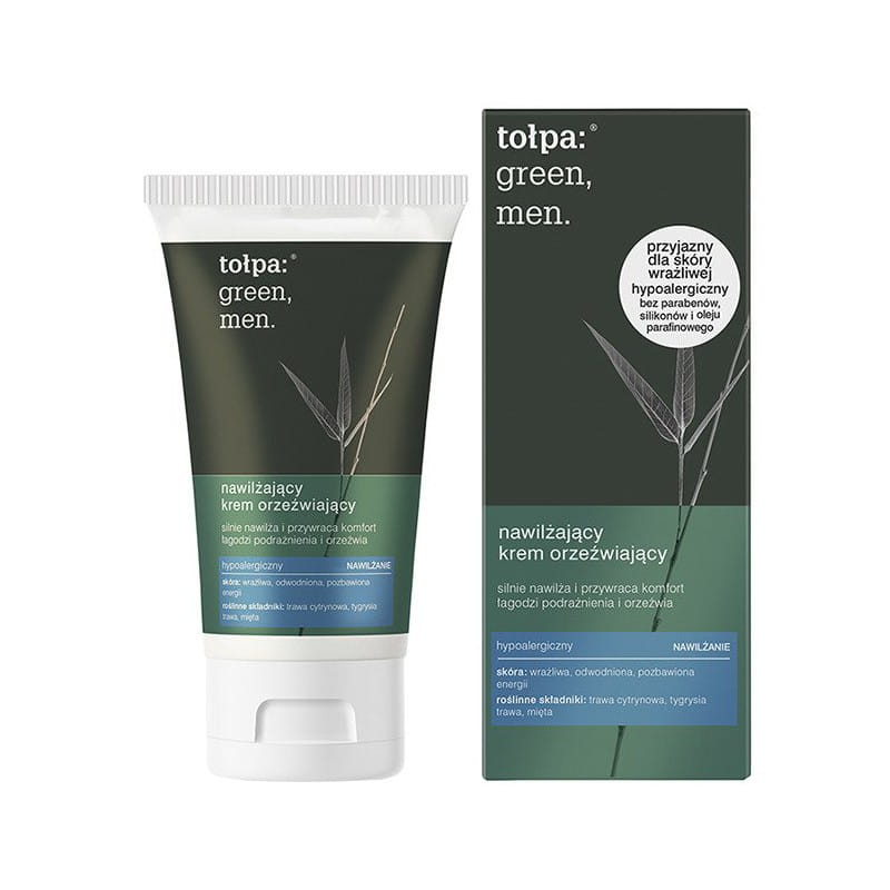 Tołpa Green Men intensywnie nawilżający krem łagodzący do twarzy vegan 50 ml