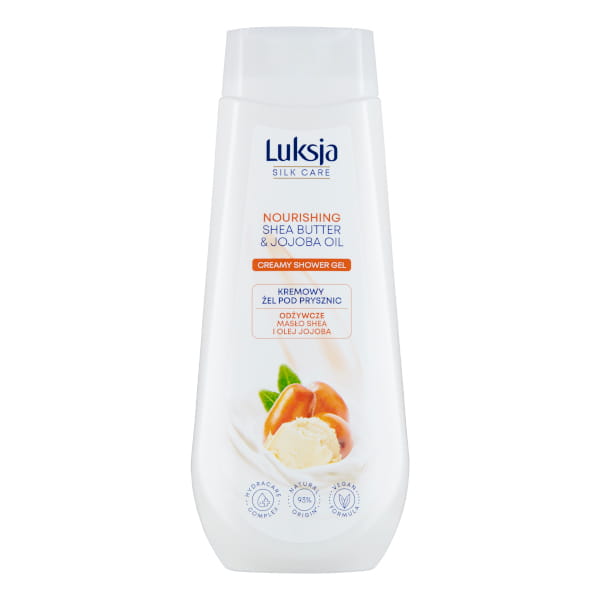 Luksja Silk Care Kremowy Żel pod Prysznic Masło Shea i Olej Jojoba 500ML