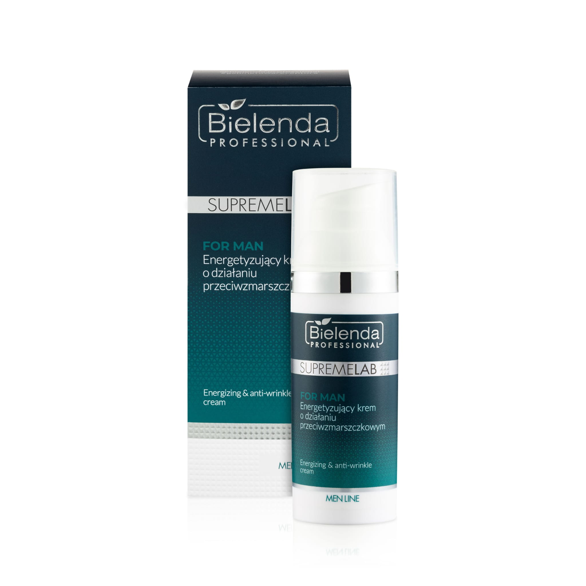 Bielenda Professional Supremelab Men Line Energetyzujący krem o działaniu przeciwzmarszczkowym