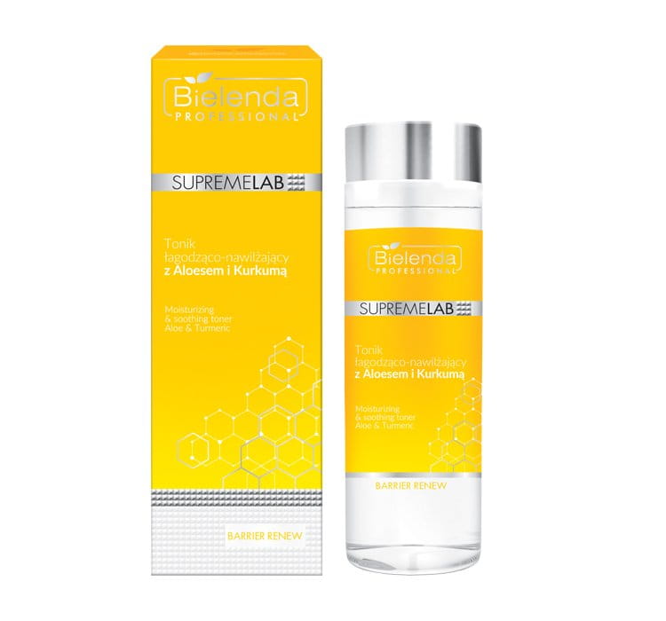 Bielenda Professional SupremeLab Barrier Renew Tonik Łagodząco-Nawilżający z Aloesem i Kurkumą 200ml