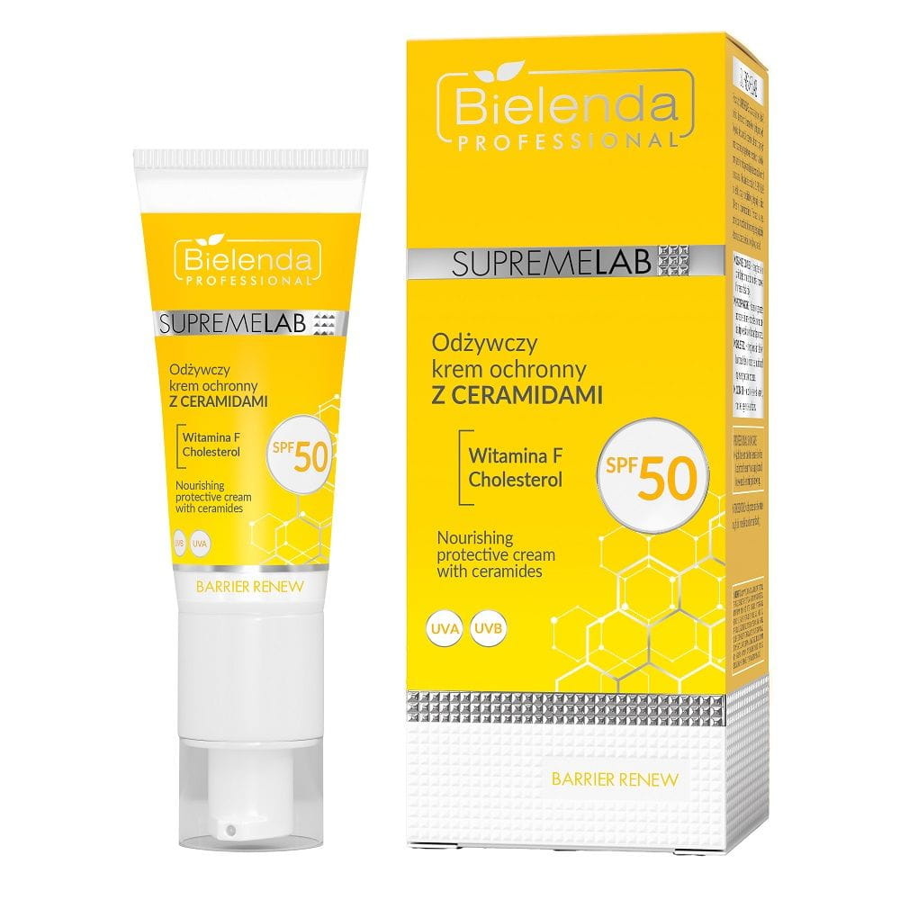 Bielenda Professional Supremelab Barrier Renew Odżywczy krem ochronny z ceramidami SPF50